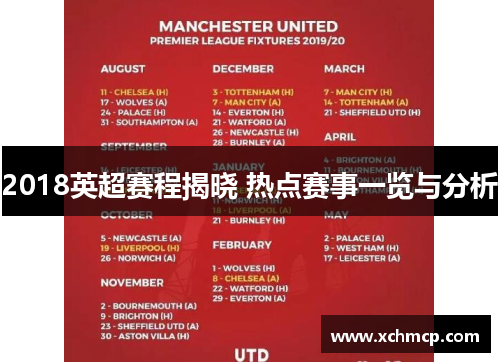2018英超赛程揭晓 热点赛事一览与分析 2018英超赛程揭晓 热点赛事一览与分析